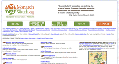 Desktop Screenshot of monarchwatch.org